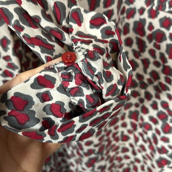 Hoss INTROPIA Women’s Leopard Print 100% Silk Dress Size 44 - Picture 7 of 16